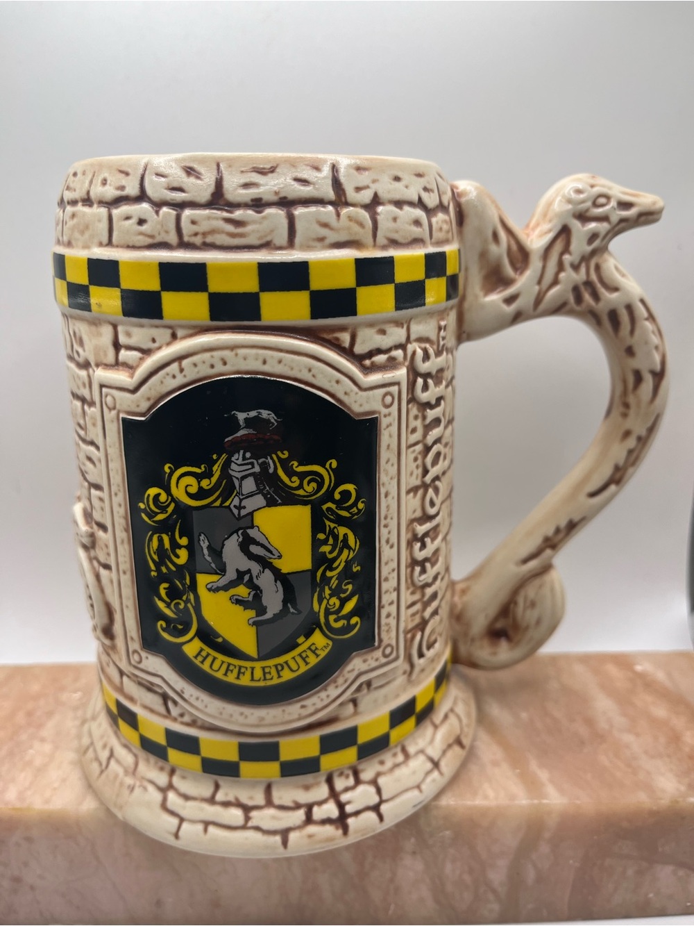 Universal Studios Wizarding World of Harry Potter Hufflepuff Stein Mug